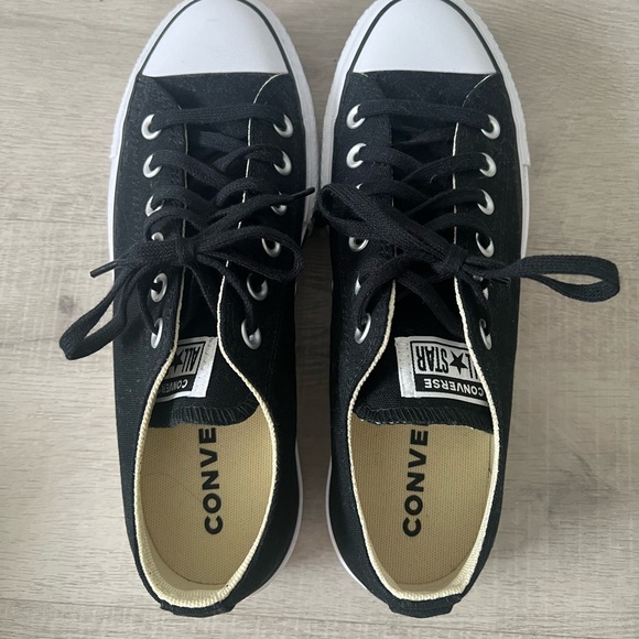 NEW Converse Chuck Taylor All Star Platform SZ 8 Black - Picture 4 of 10